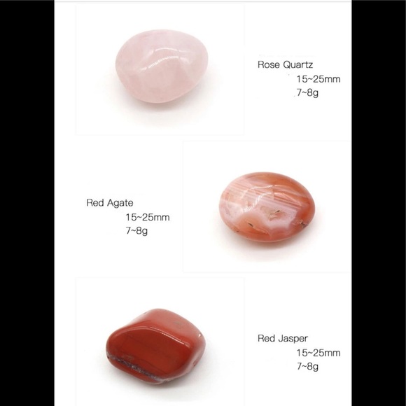 (Only 1 sets left)Crystal collection chakra stone set with necklace in abag+box - Picture 6 of 9